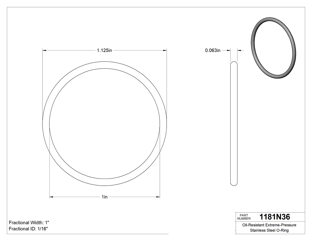 Technical drawing - 1181N36